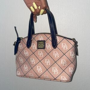 Pink and Blue Dooney & Bourke Satchel